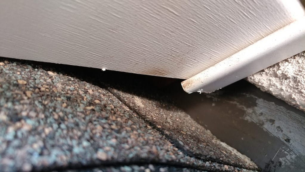 closeup view of bat entry point